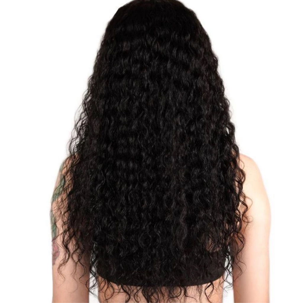 New Deep Wave Lace Front Wig 22”